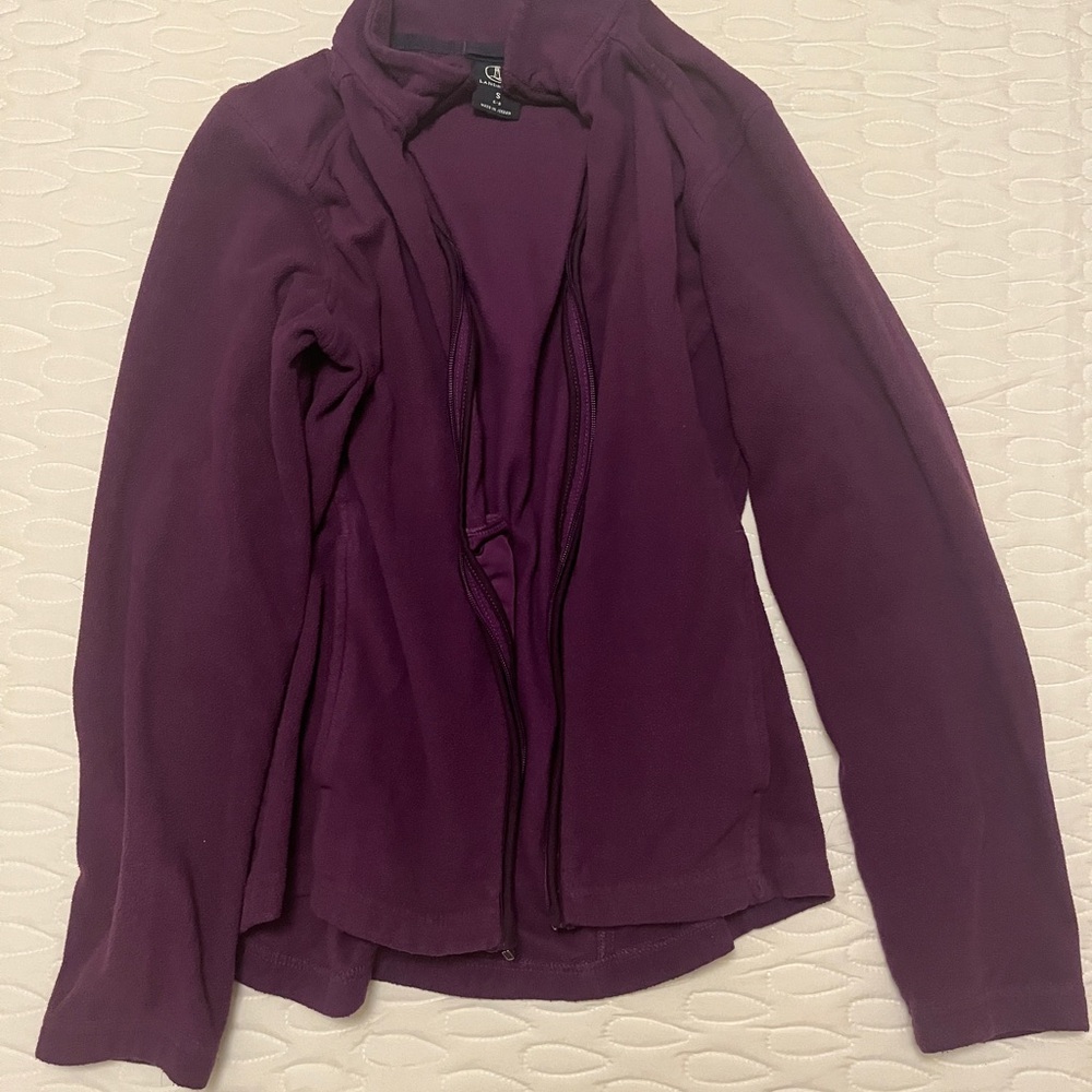 Lands' End Women's Deep Purple Utility Jacket